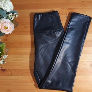 **SOLD**Faux Leather Tight Pant, Black, Like New